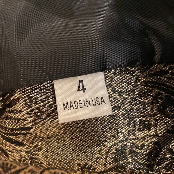 Evan Picone Vintage Metallic Blazer size 4P - Picture 7 of 9